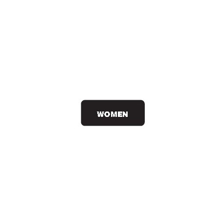 Don-Jo HS-9070-47-WOMEN Filler Plates, Mounting Tabs & Signs for Title 24 Signs, Blue Finish