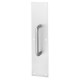 Rockwood 102 102 x 70B-10BE/BSP x 70B Commercial Door Standard Gauge Pull Plate - 5/8" Diameter x 51/2" CTC