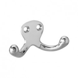 Rockwood 796 Small Double Coat Hook 1-1/8" Projection