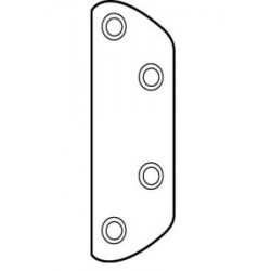 Rockwood 603 SHIMClear Plastic Shim for 603 Cast Aluminum Door Guard, Clear Plastic Finish