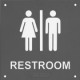 Rockwood BF686 BF Series ADA Bathroom Restroom Sign