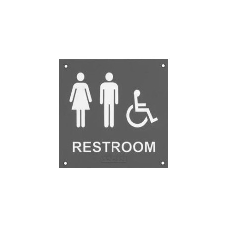 Rockwood BF689 BF Series ADA Bathroom Restroom Sign