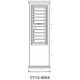 2B Global Contemporary Mailbox Kiosk CY1S-Max (Mailbox Sold Separately)