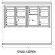 2B Global CONT-CY2D-ADA54- Graphite Contemporary Mailbox Kiosk CY2D-ADA54 (Mailbox Sold Separately)