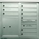 2B Global Commercial Mailbox 9 Single Height Tenant Door 1 Parcel Locker Door -ADA54 Series D9P1