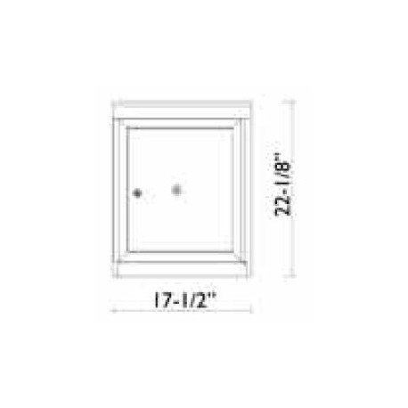 2B Global Commercial Mailbox 1 Parcel Locker Door -Flex Series P1