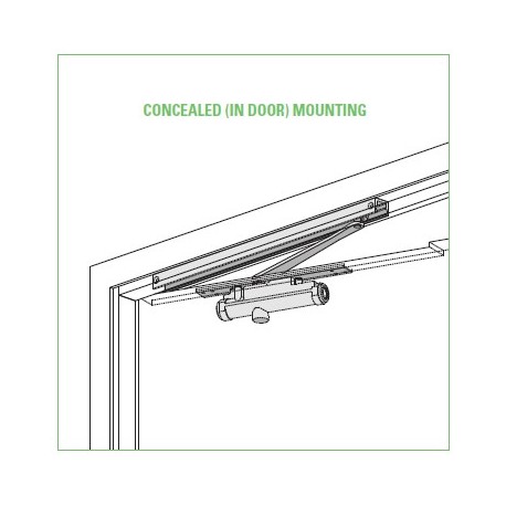 LCN 3130 Series Concealed Mount Door Closer