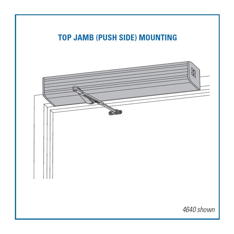 LCN 4640 Series Door Closer, Low-Energy Power Operator