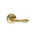 Omnia 752 Interior Traditional Lever Latchset - Solid Brass