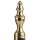 Omnia 085/URN2 Solid Brass Urn Hinge Finial (1 Pair)