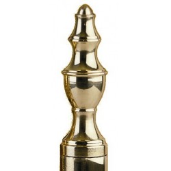 Omnia 085-URN2 Solid Brass Urn Hinge Finials