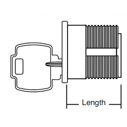 Falcon MA and M Series Conventional Rim and Mortise Cylinders