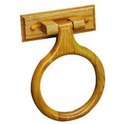 Design House 534404 Bradford Honey Oak Towel Ring
