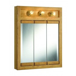 Design House 530592 Richland Tri-View Surface Mount Lighted Cabinet