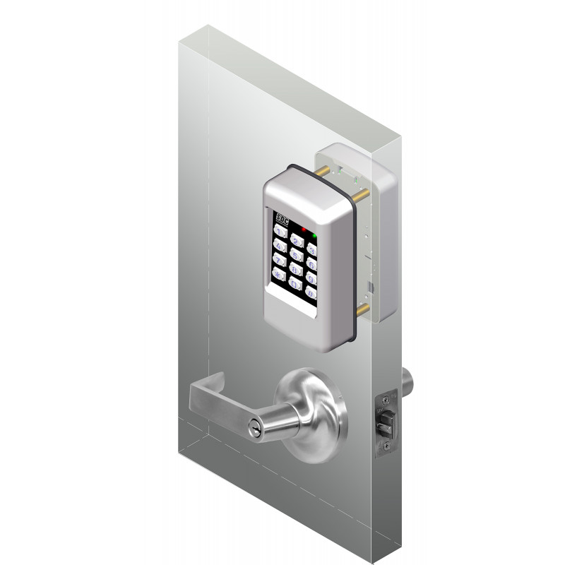 SDC E75 Series Standalone Electronic Cylindrical Lockset