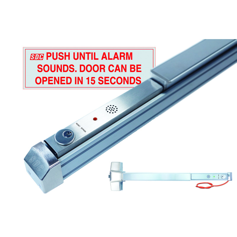SDC S6000-101 All-In-One Delayed Egress Rim & Vertical Rod Exit Device