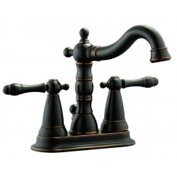 Design House 523282 Oakmont 4" 2-Handle Centerset Bathroom Faucet, Oil Rubbed Bronze