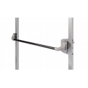 Locinox PUSHBAR Panic Exit Aluminum Push Bar for Swing Gates, Length - 55-1/8"