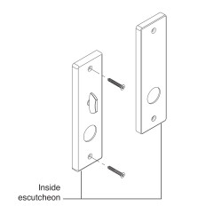 Falcon MA Series Inside Indicator Escutcheon Trim, MA441 (NAPA)