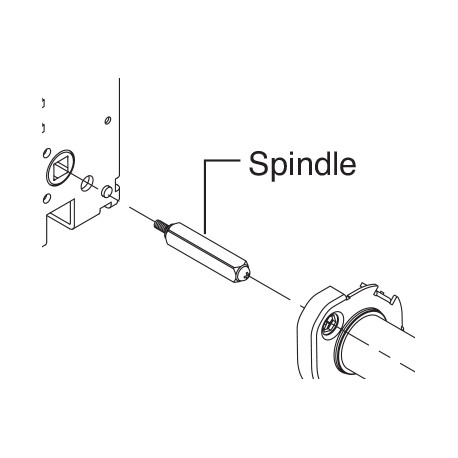 Falcon MA Series (2) Spindles For Lever on Standard Door Thickness or Knob on Door Thickness 1-7/8" - 2-1/2"