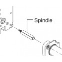 Falcon MA Series (2) Spindles For Knob on Standard Door Thickness