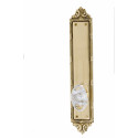 Brass Accents D05-K723J-GTN Ribbon & Reed Collection Door Set with Georgetown Knob (Function -Single Deadbolt Set- 2-3/8")
