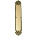 Brass Accents A04-P322 Fleur De Lis Push and Pull Plate