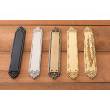 Brass Accents A05-P723 Ribbon & Reed Push and Pull Plate