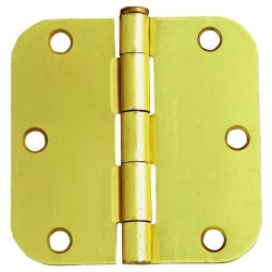Design House 6-Hole 5/8-Inch Radius Door Hinge 3.5-Inch by 3.5-Inch