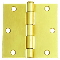 Design House Hinges 3-1/2 in. x 3-1/2 in.  Square Corner Door Hinge