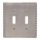 Brass Accents M05-S75 Egg & Dart Switch Plates