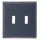 Brass Accents M05-S75 Egg & Dart Switch Plates