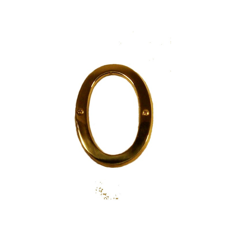 Brass Accents I07 Traditional Raised Numerals