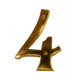 Brass Accents I07-N5 Traditional Raised Numerals