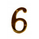 Brass Accents I07-N5 Traditional Raised Numerals