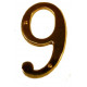 Brass Accents I07-N5 Traditional Raised Numerals