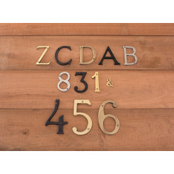 Brass Accents I07-N5 Traditional Raised Numerals