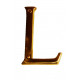 Brass Accents I07-L91 Traditional 4" Letters