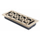 Brass Accents A03-R4 Scroll Floor Register with Damper