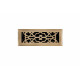 Brass Accents A03-R6 Victorian Floor Register with Damper