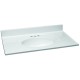 Design House 550319 Vanity Top with Bowl from the Cultured Marble Series