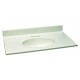 Design House 552067 Vanity Top with Bowl from the Cultured Marble Series