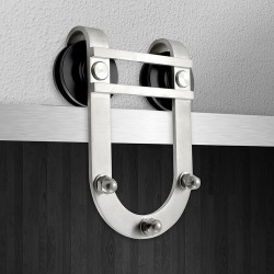 Jako CY-A03  Stainless Steel Sliding Horseshoe Door System for Wood