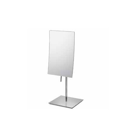 Kimball & 82273 - Brushed Nickel Young Non Lighted Minimalist Rectangular Vanity Mirror