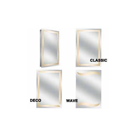 Kimball & 30002HW - Deco Young Back Lit Mirror - Grounded Hardwire