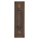 Brass Accents A04-P7200 Nantucket Push and Pull Plate - Exterior 3 3/4" x 13-7/8"