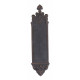 Brass Accents A04-P5600 Gothic Push and Pull Plate - Interior 3 3/8" X 16"