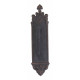 Brass Accents A04-P5600 Gothic Push and Pull Plate - Interior 3 3/8" X 16"