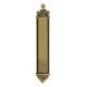 Brass Accents A04-P5640 Gothic Push and Pull Plate - Exterior 3 3/8" X 23 3/4"