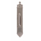 Brass Accents A04-P5640 Gothic Push and Pull Plate - Exterior 3 3/8" X 23 3/4"